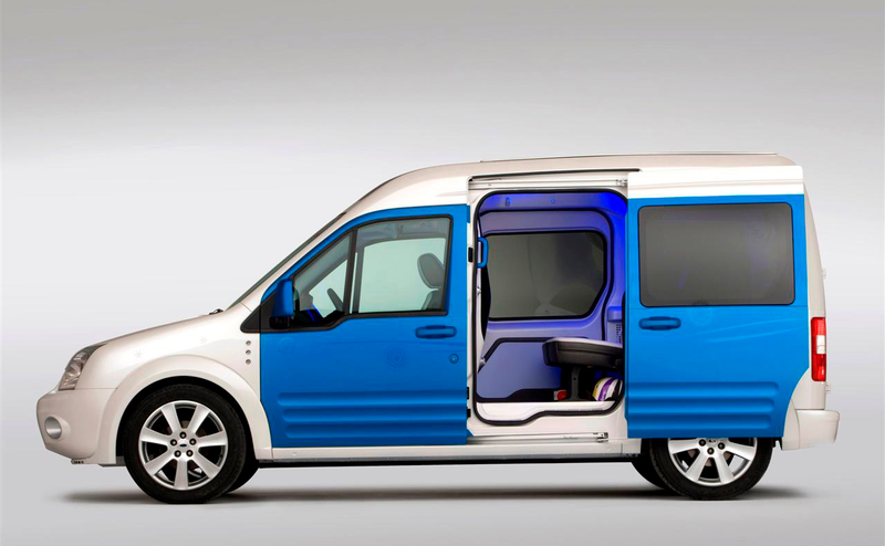 Illustration for article titled Ford Transit Connect Family One Concept: A Mini-Minivan For The Kids